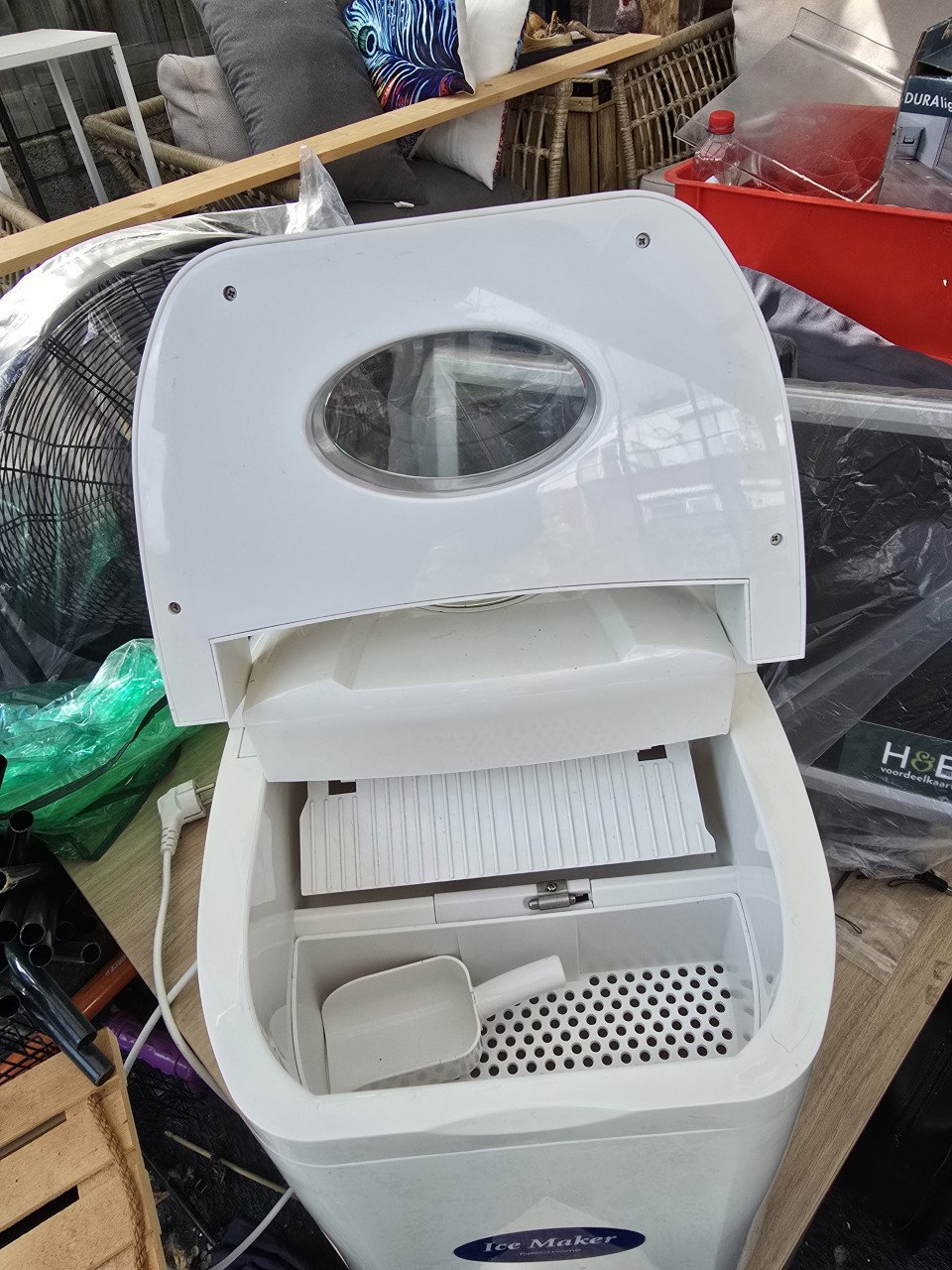 Ijsblokjes machine