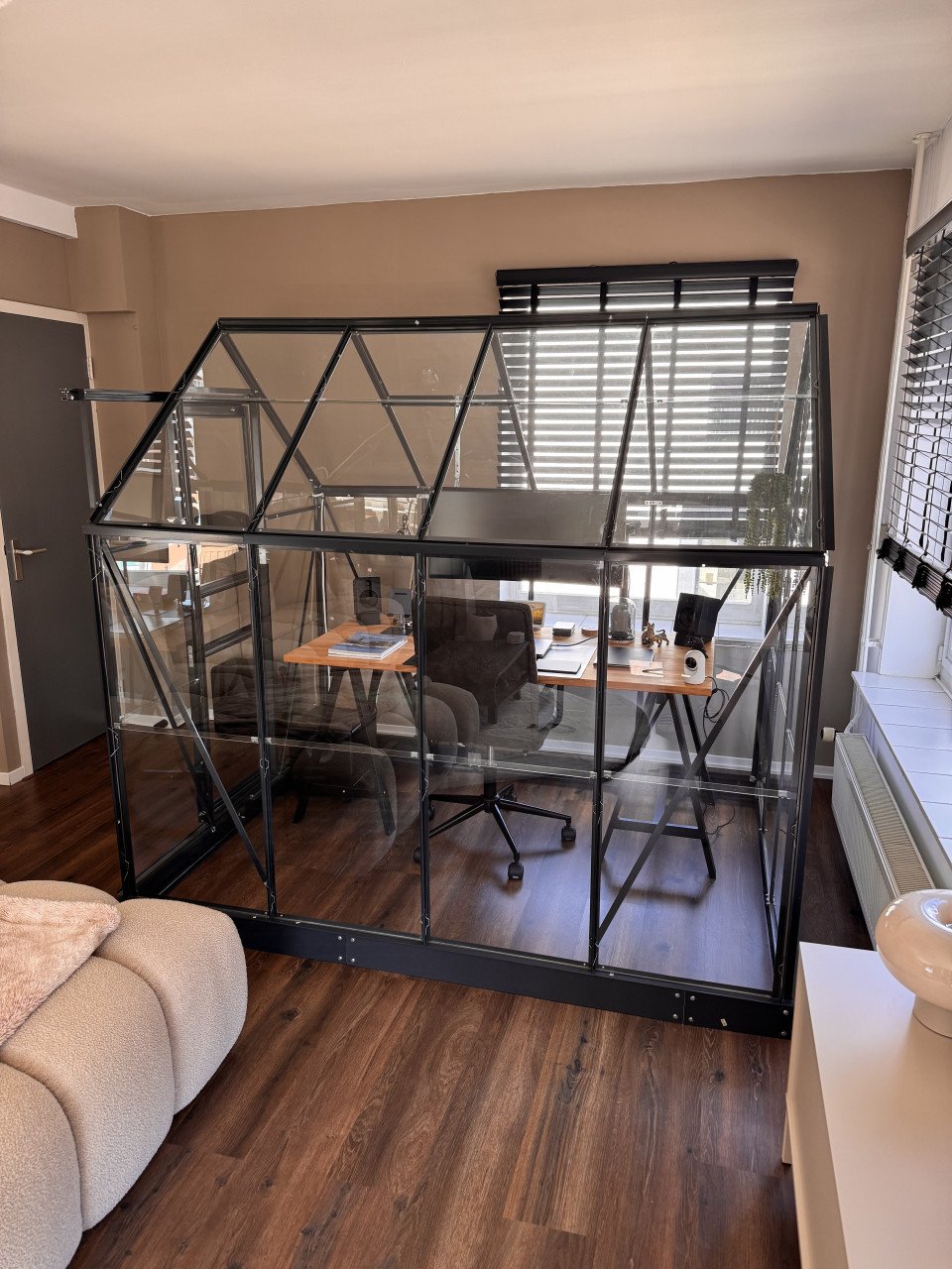Tuinkas (155x200 cm) – Nieuwstaat + extra glas