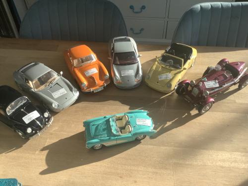 Model auto’s.verzameling van 7 auto’s