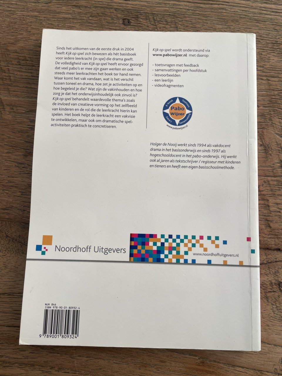 Pabo studieboek kijk op spel