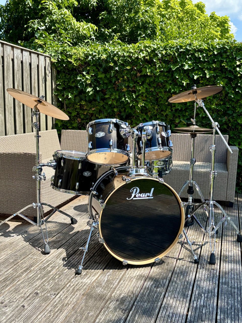 Compleet professioneel pearl vision drumstel