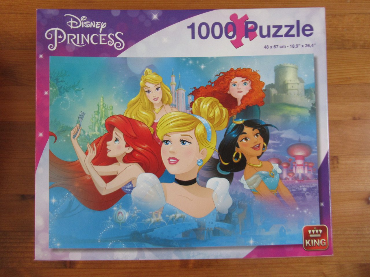 2 leuke volledige puzzels van Disney van 1000 stukjes, zo goed als nieuw