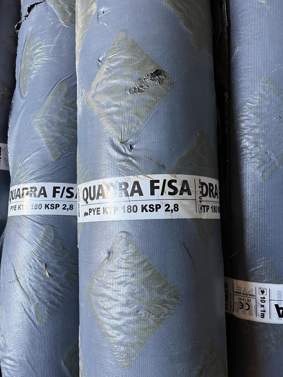 10 rollen dakleer topkwaliteit IKO Quadra Base