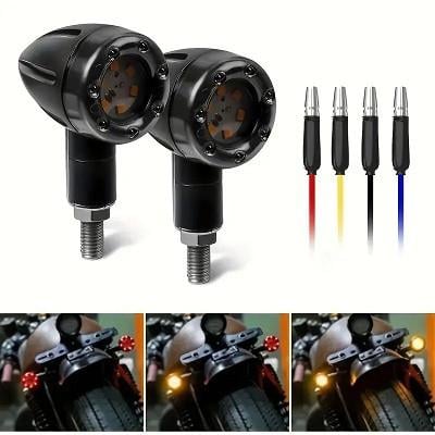 Nieuw Set 4 Kunstof Motor Led Knipperlichten