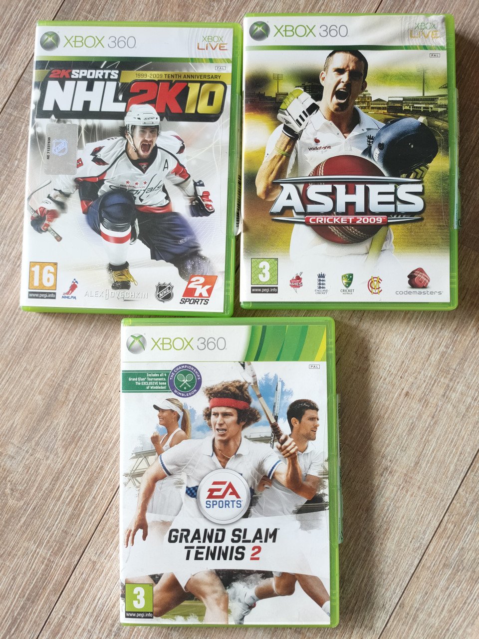 Xbox games, verschillende sporten
