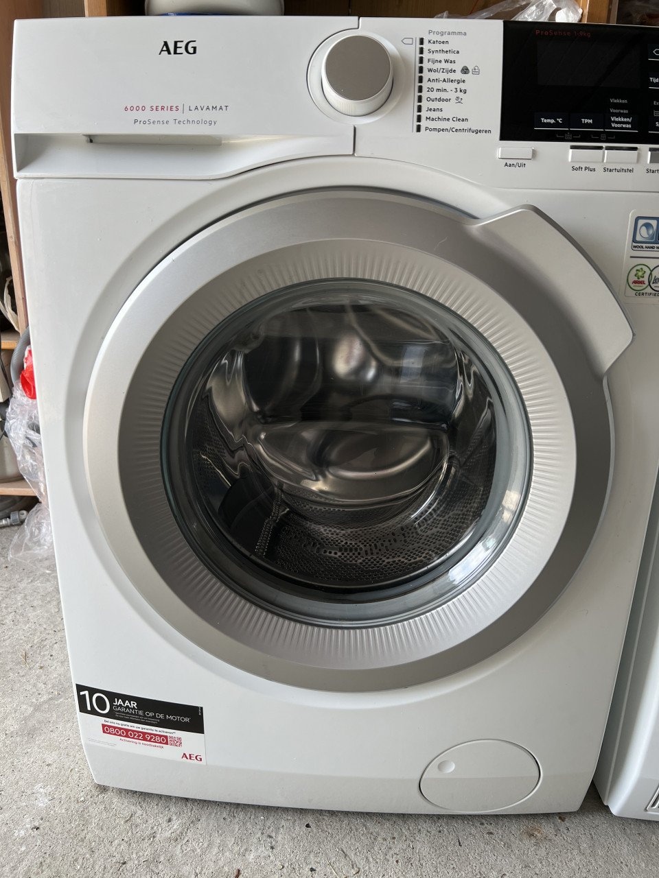 AEG T8DB84GW 8000 serie AbsoluteCare Warmtepompdroger 8 kg. Trommel