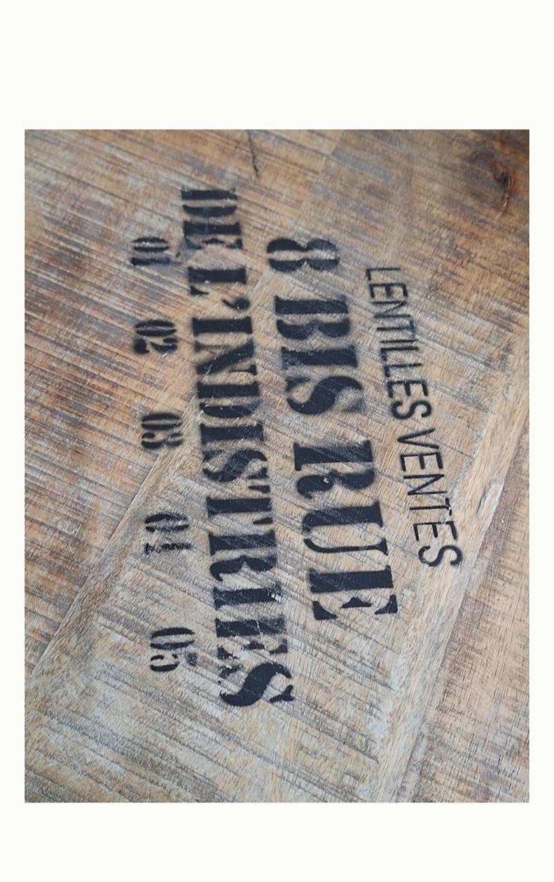 Mangohout eettafel 150 x 90