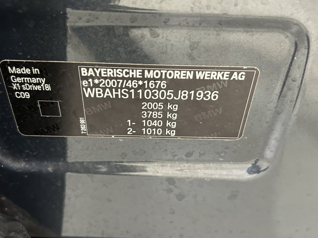 BMW X1 sdrive18i high executive