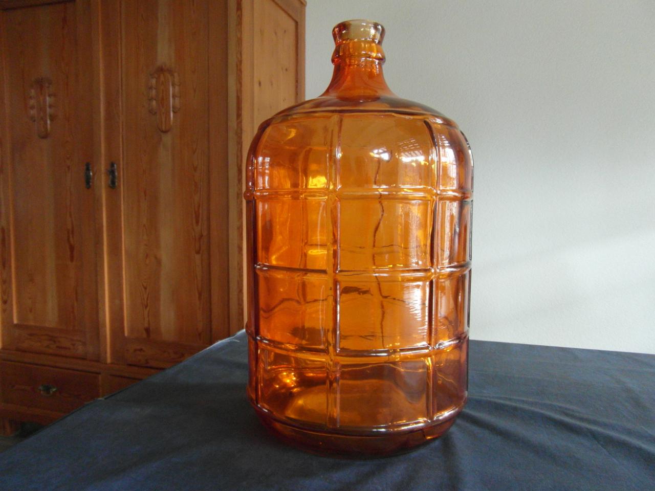 Glazen decoratie fles