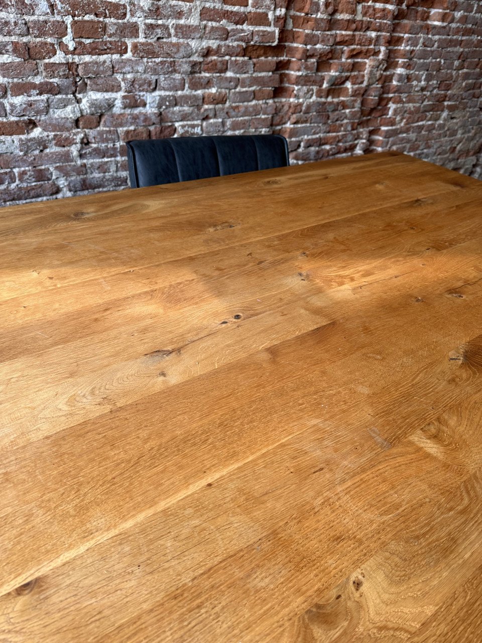 Superfijne eikenhouten tafel 6 persoons