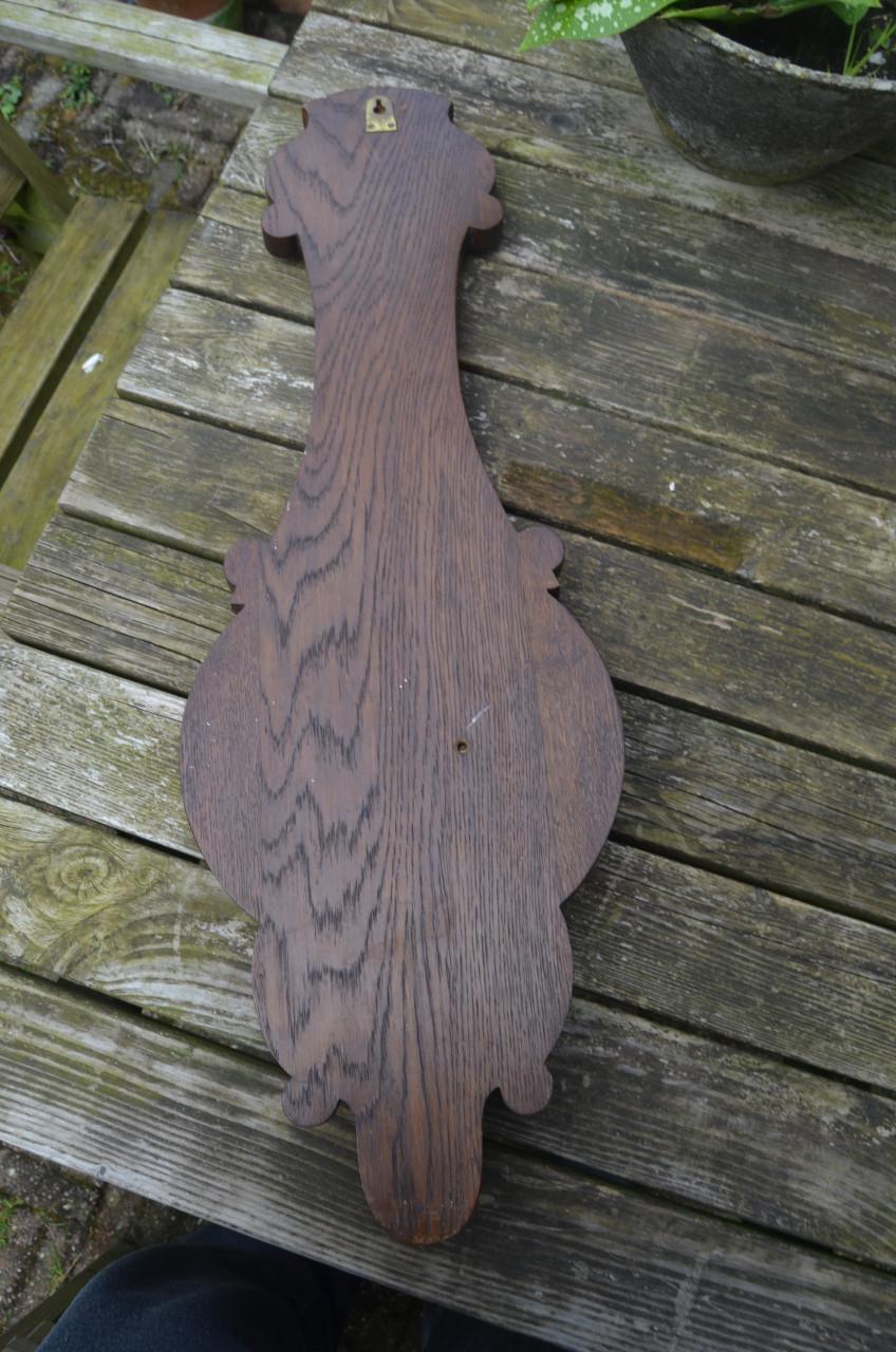 Grote Antieke Engelse Banjo Barometer