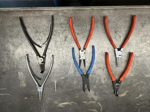Diverse segerringtangen Knipex en Gedore