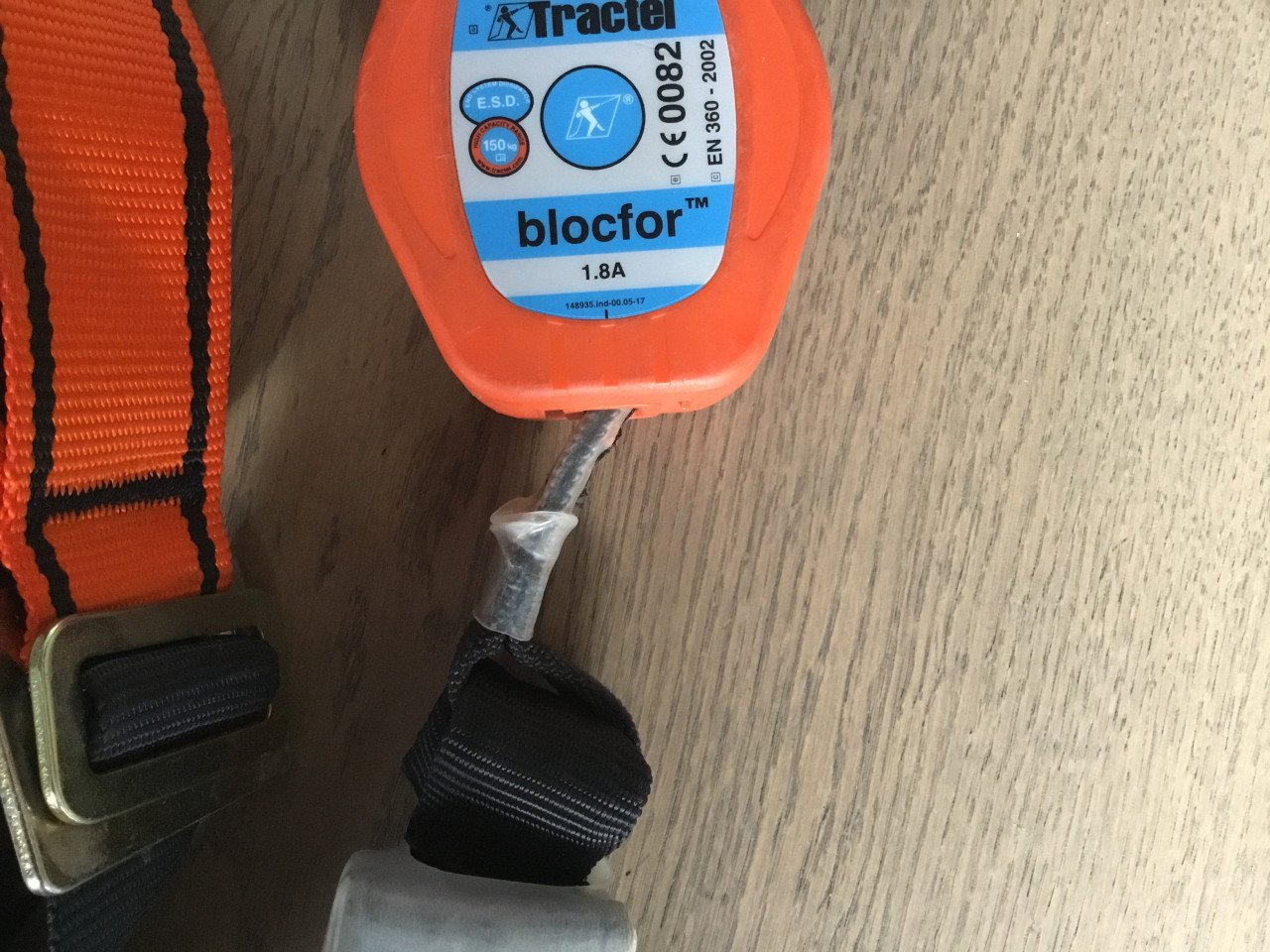 Valbeveiliginggordel met automatische oprol