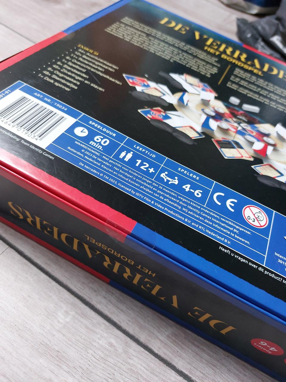 Bordspel; de Verraders, Nieuw en Sealed.