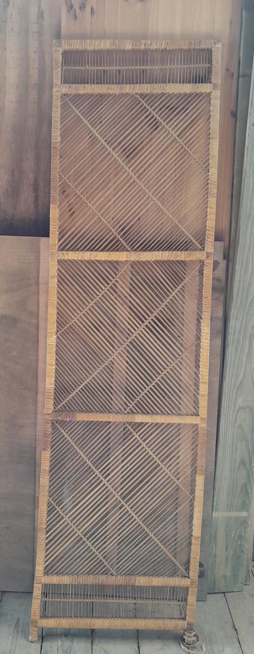 2 rotan kamer schermen