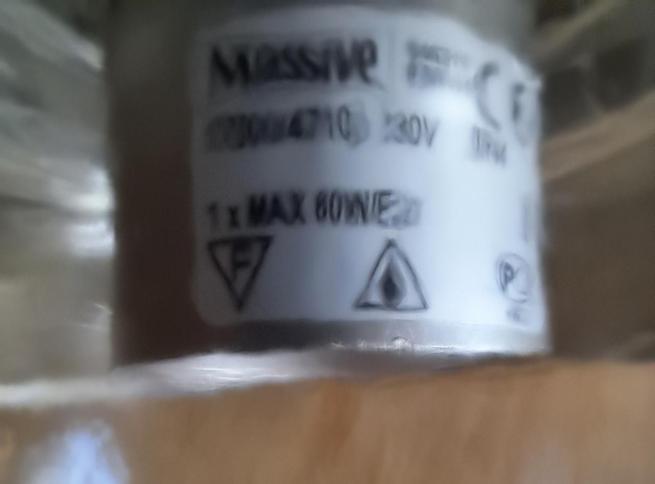 Massive buitenlamp RVS/Inox