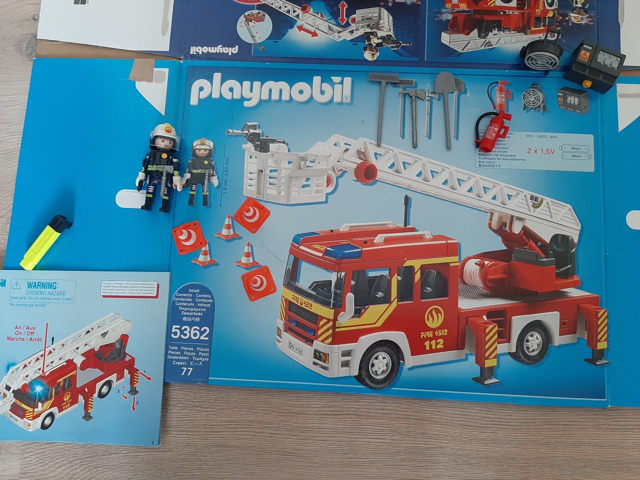 Playmobil 5362 brandweerwagen city action