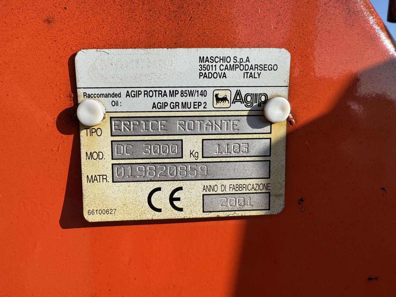 Maschio roterkopheg