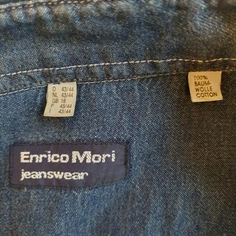 Spijkerblouse Heren Enrico Mori maat XL
