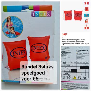 Intex Deluxe zwemarmbandjes.