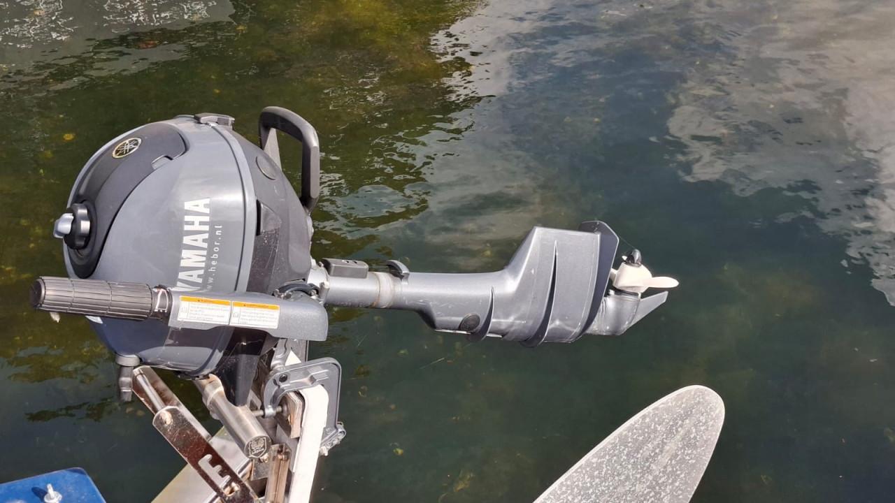 Volksboot 600 compleet met bijna nieuwe trailer en 2.5 pk