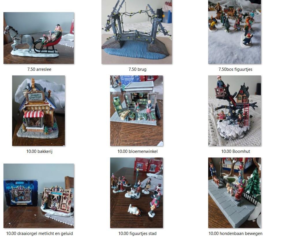 Te Koop Kerst huisjes en diversen