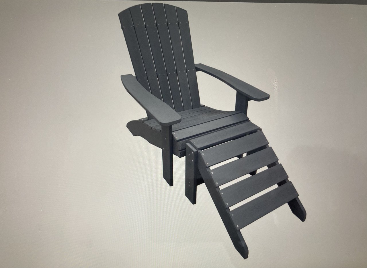 2 Adirondack tuinstoelen van polywood