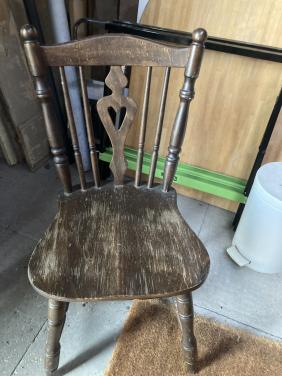 Gratis houten stoel