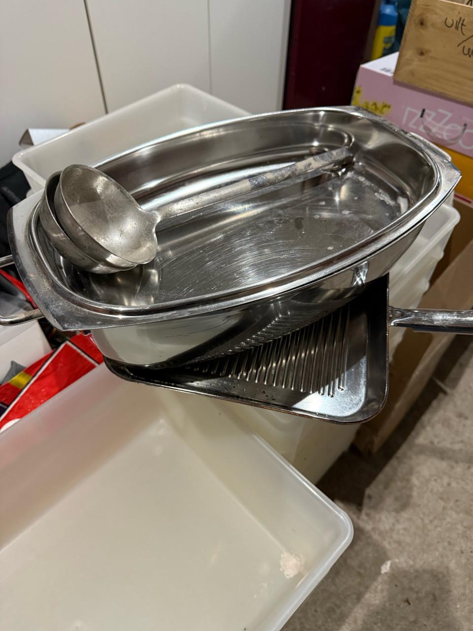 Braadslede plus bakpan van het topmerk demeyere