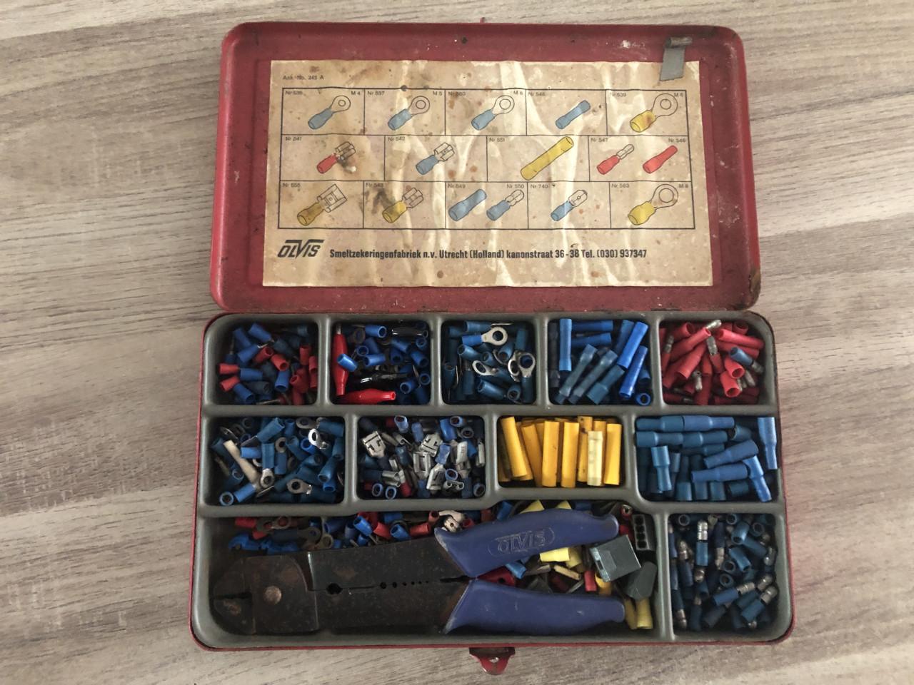 Olvis kabelschoenen en krimptang