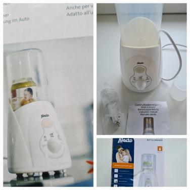 Nieuw !  Alecto BW-80 flessen- en babyvoedingverwarmer.