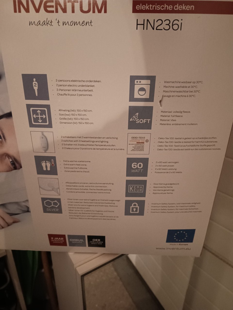 Twee personen elektrische deken