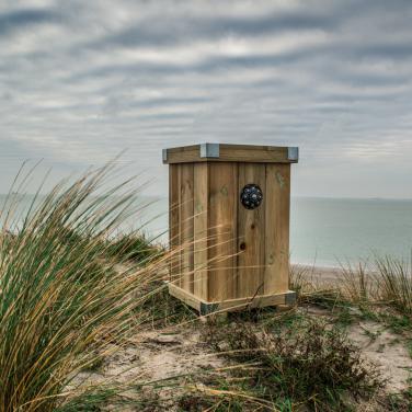 10jarige Jubileumactie - Zeeuwse knop bloembak L45 x B48 x H85