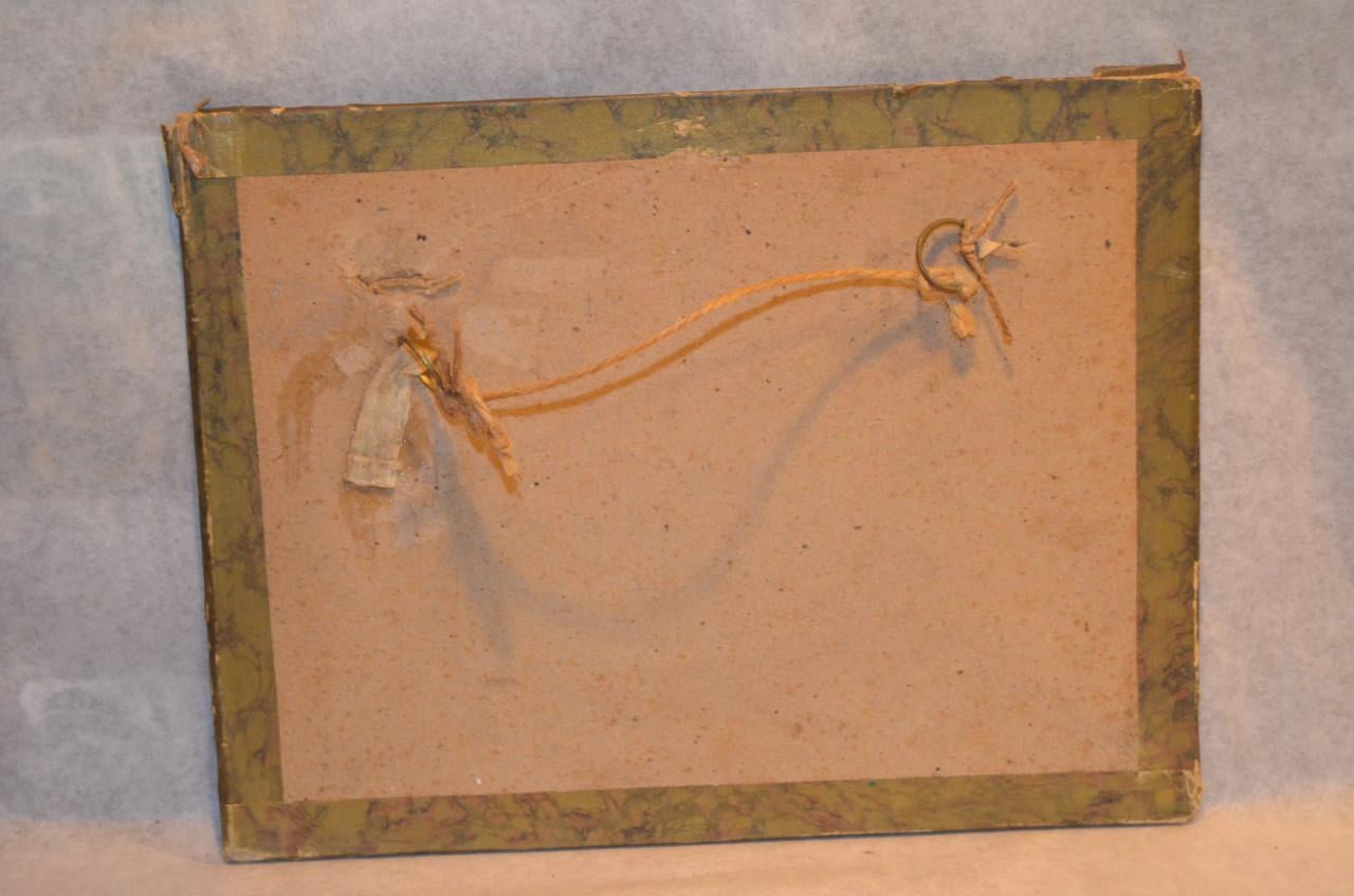 4 Etsjes gesign. 'van Oost' dorps / stadsgezichten