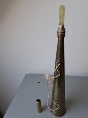 Signaalhoorn voor scheepvaart of jacht, 36 cm.
