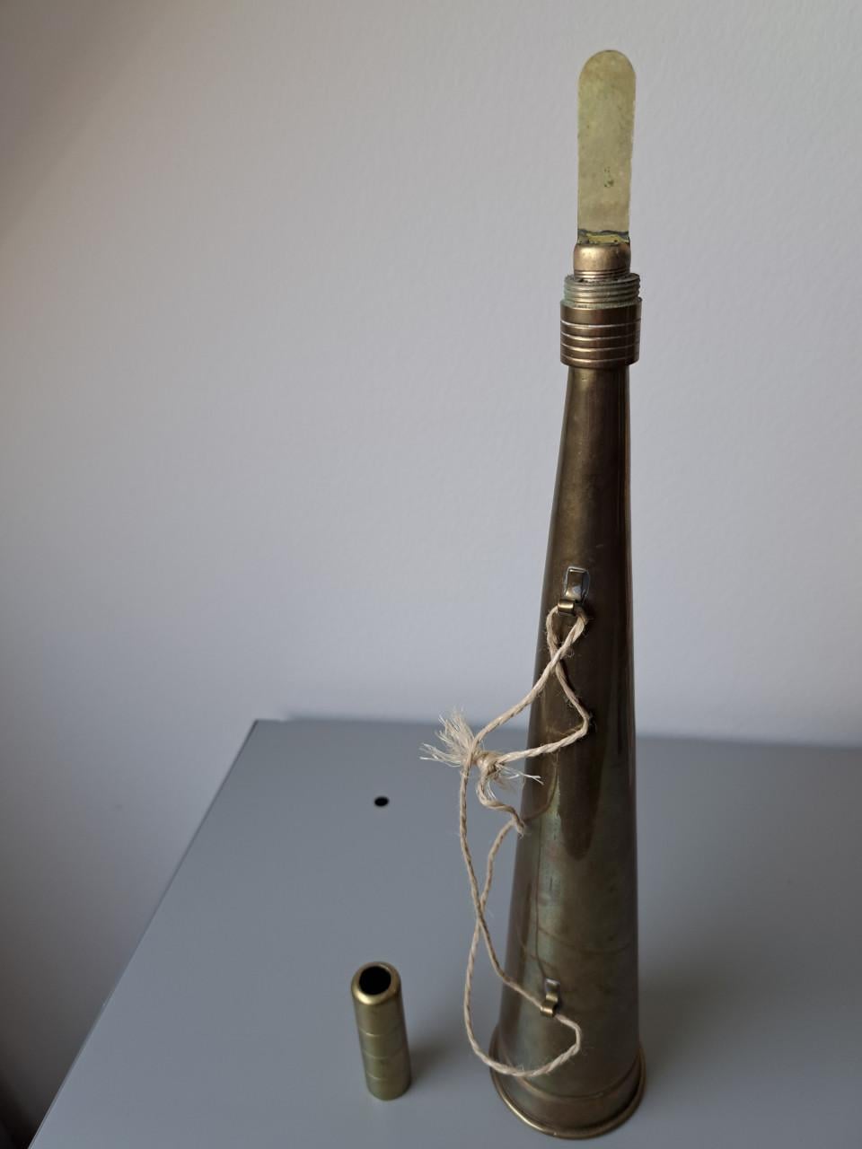 Signaalhoorn voor scheepvaart of jacht, 36 cm.