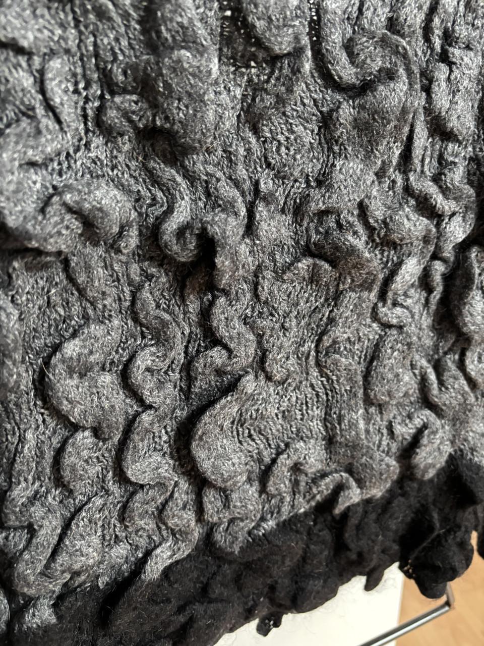 Oiu zwart grijs vest maat 38