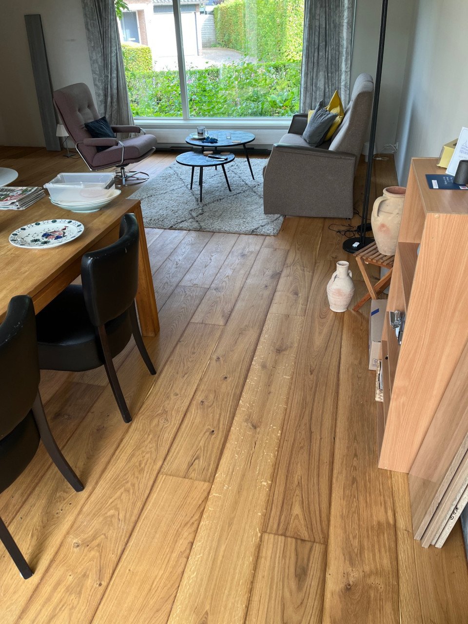Ruim 40m2 eiken houten vloer