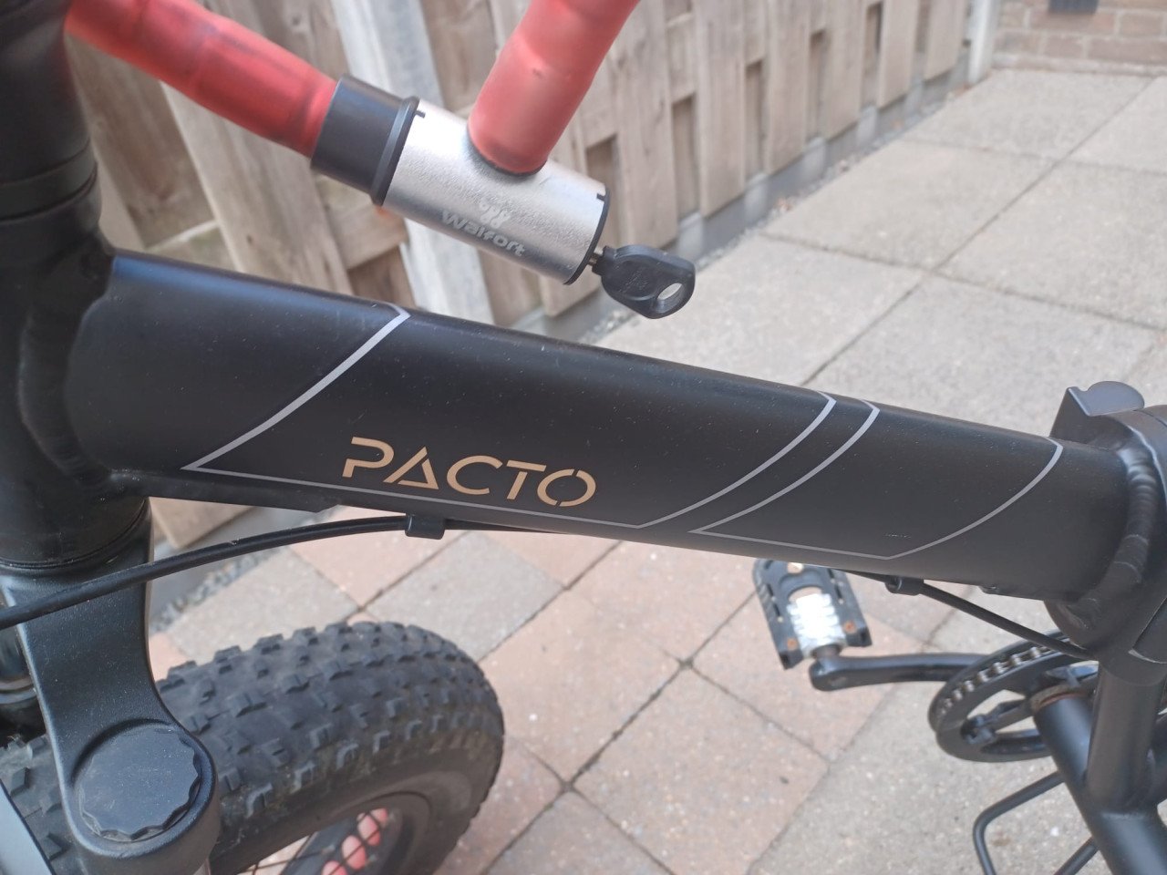 Paco one vouwfiets zwart