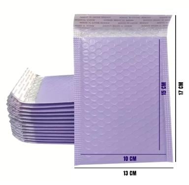 300 paarse/blauwe gewatteerde polyethyleen bubbelenveloppen