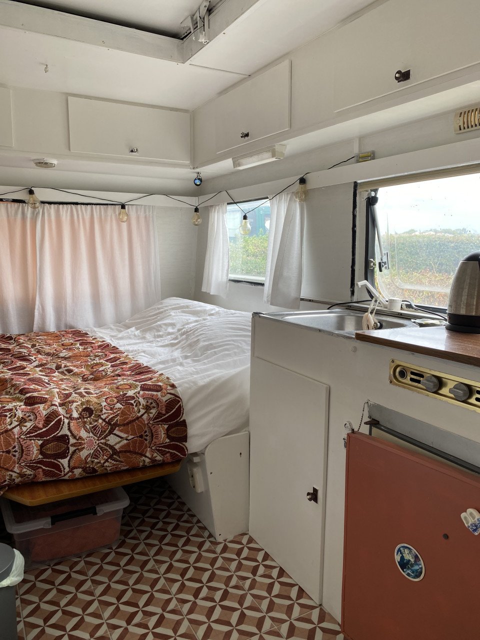 Retro caravan