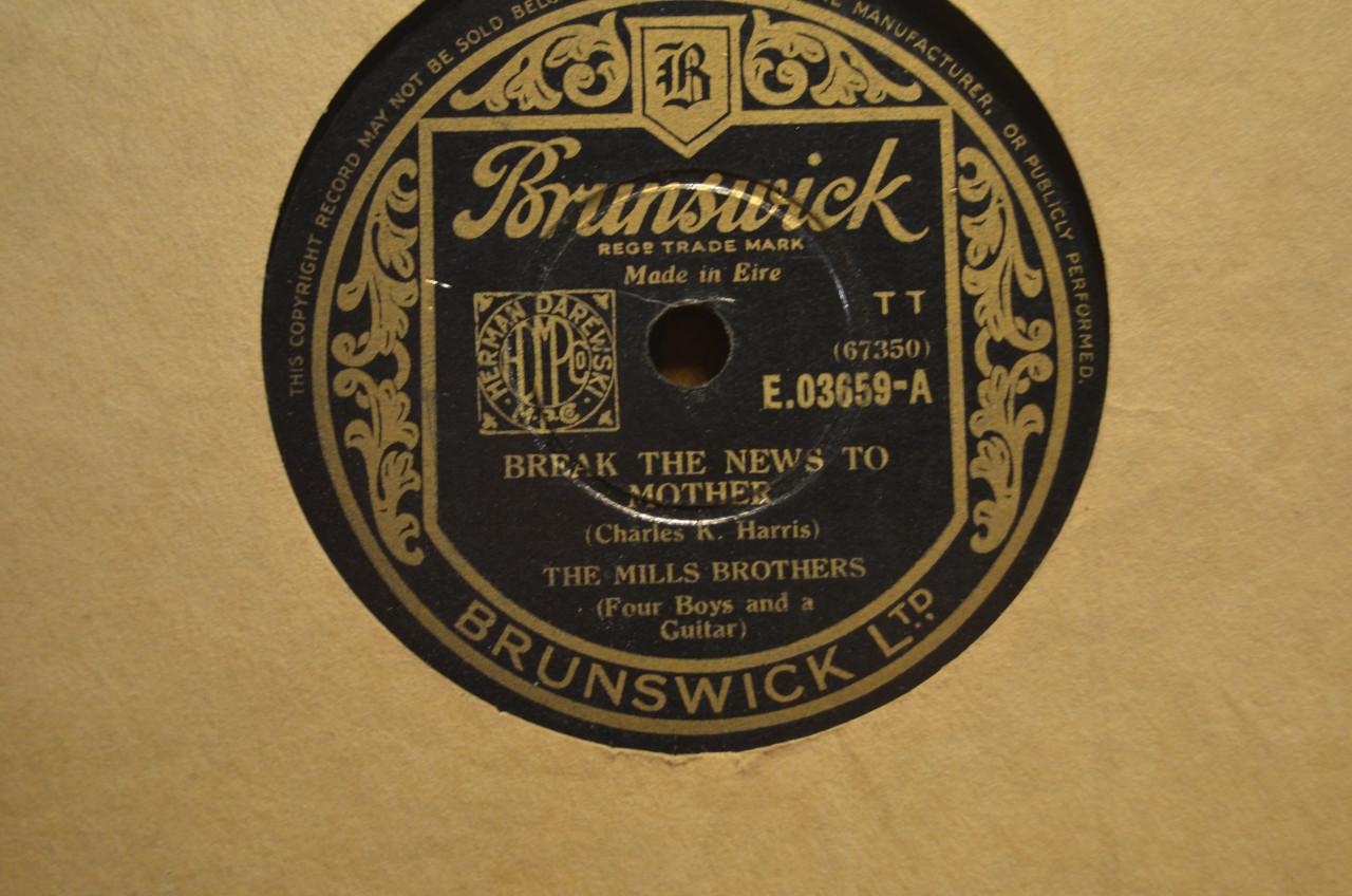 78 rpm Mills Brothers jaren '40 en '50 héél veel stuks. (3)