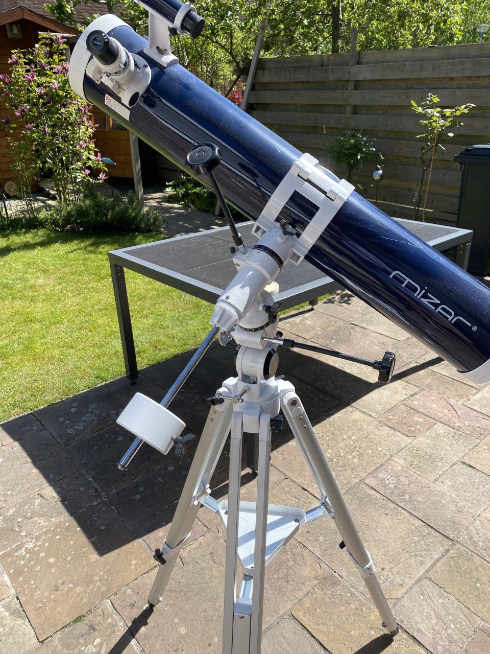 Telescoop, 114 mm diameter en 900 mm brandpuntsafstand
