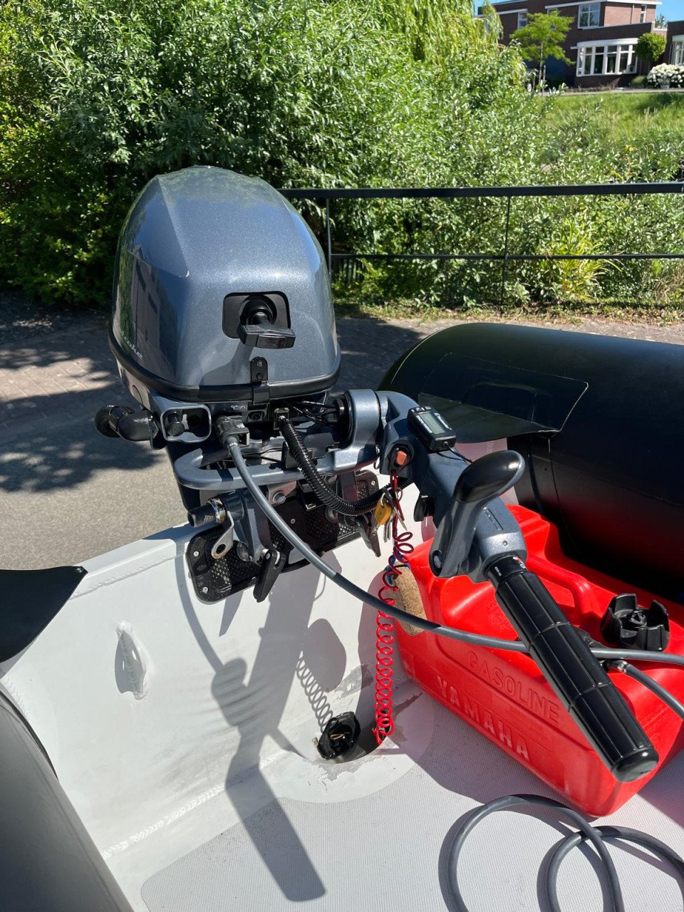 310 alu rib met yamaha 10pk + boot trailer