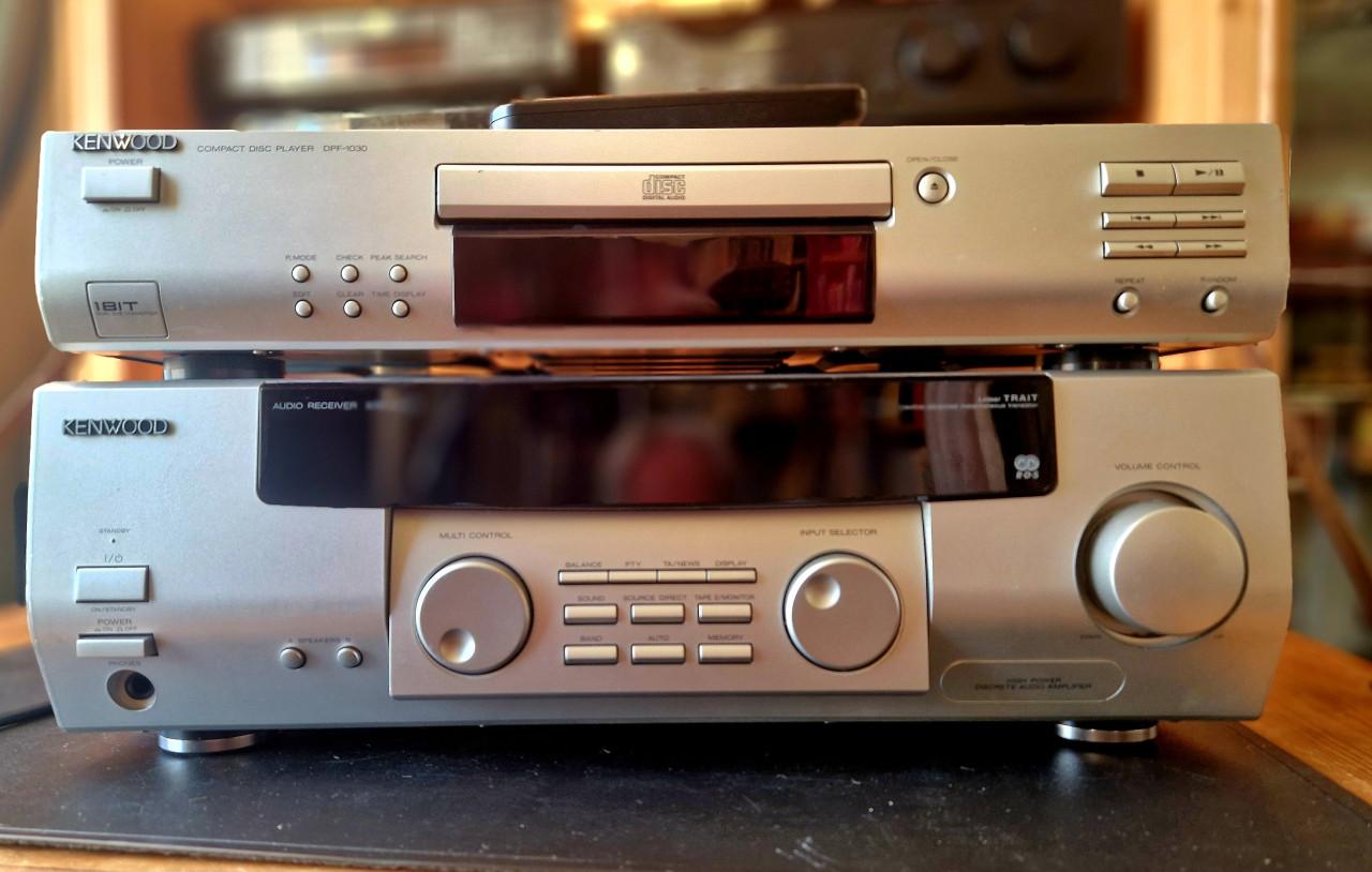KENWOOD audioset (tunerversterker + CD-speler)