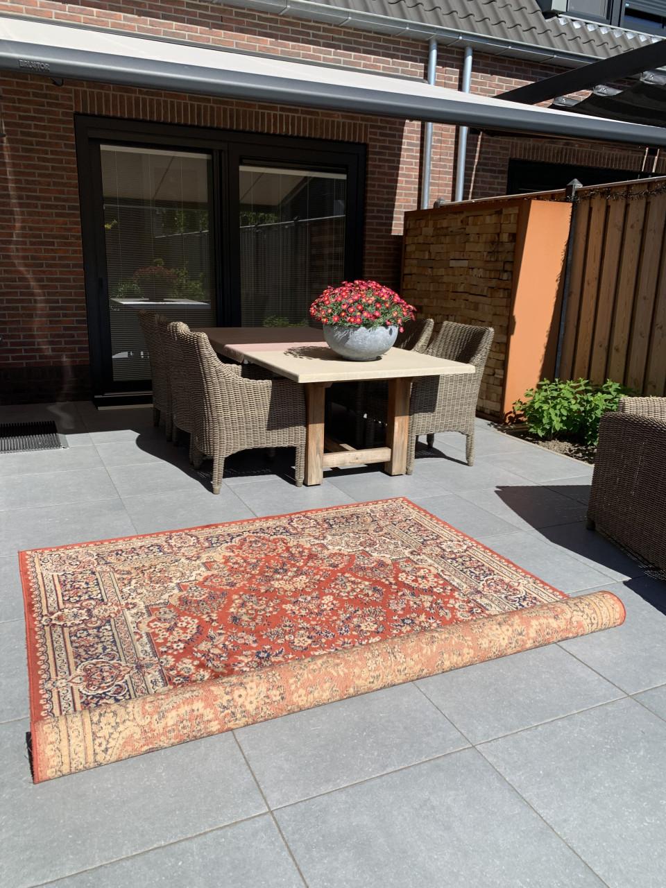 ✨Super Leuk Sfeervol Vintage Vloerkleed Zuiver Scheerwol ✨