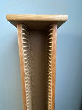 Houten cd paal.