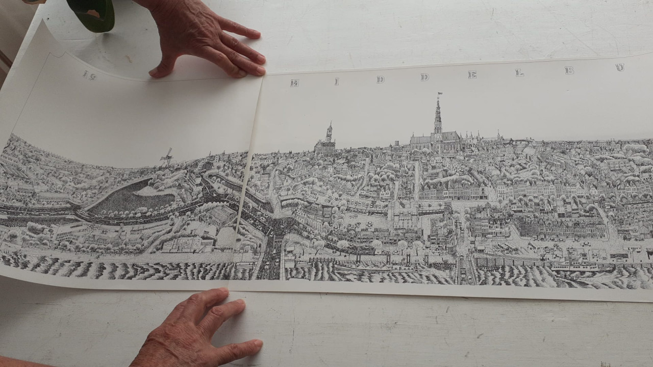 Pentekening Middelburg