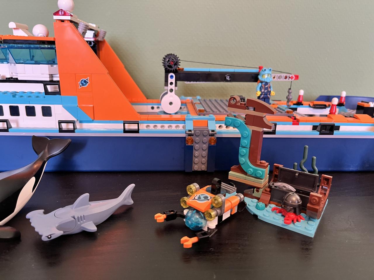 Lego City poolonderzoek boot 60368