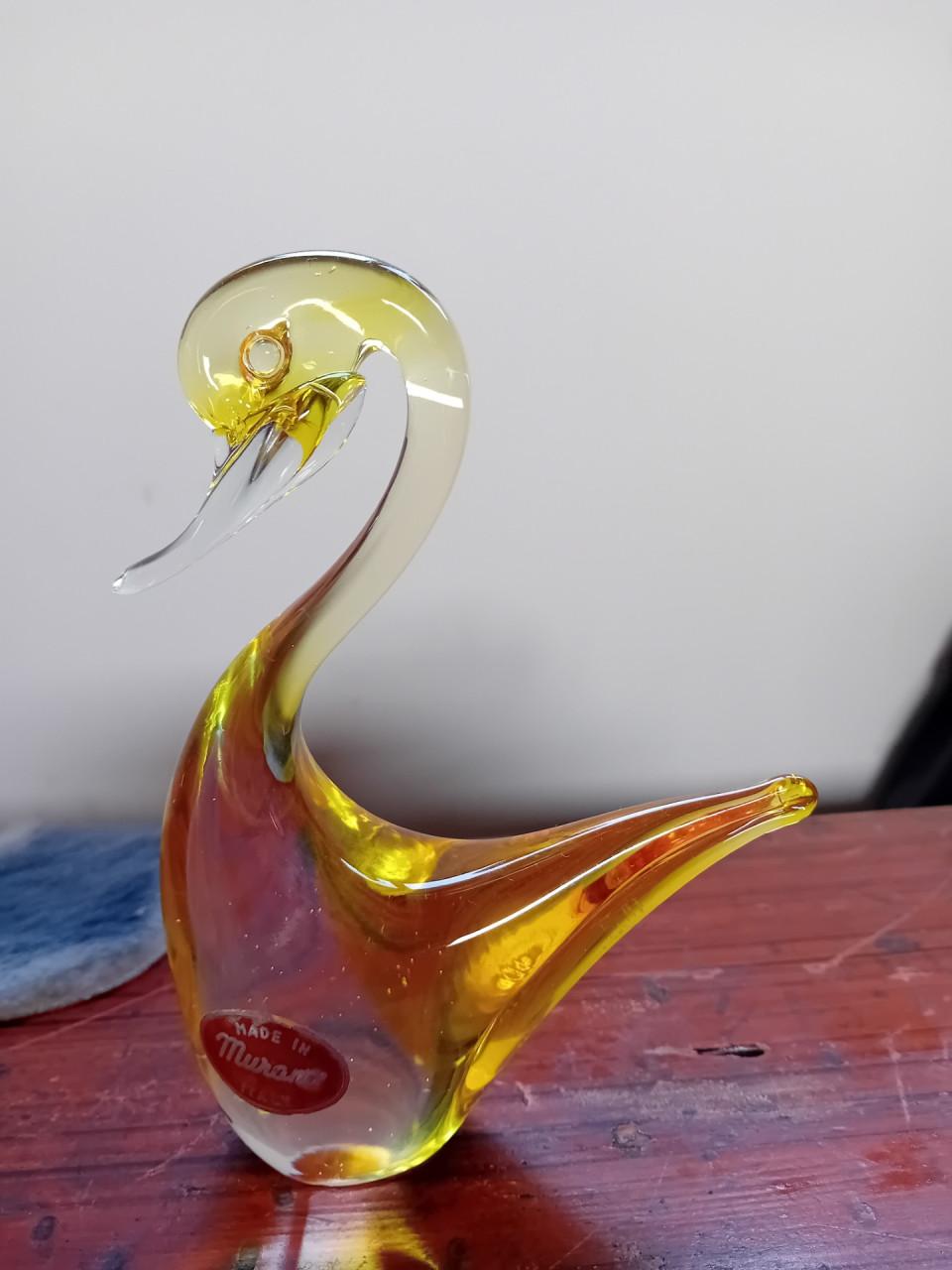 Authentieke Murano Zwaan